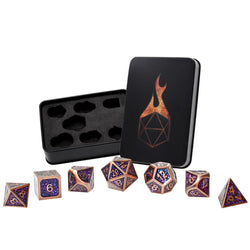 Dice Forged: Poly 7 set Framed