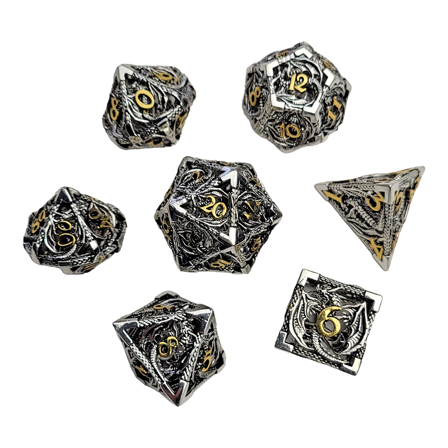 Dice Forged: Poly 7 set Hollow