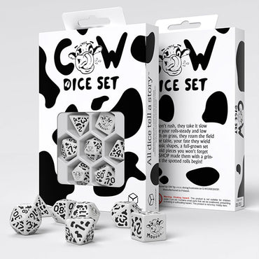 Dice Q-Workshop: Poly 7-set Cow