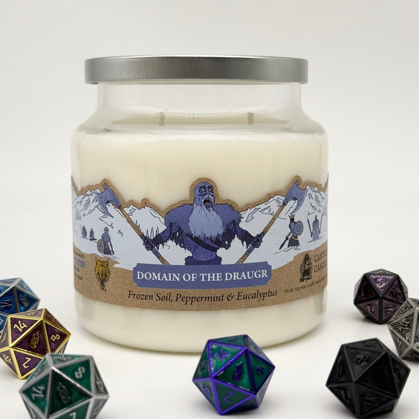 Cantrip Candles: 16oz Glass Norse Foundry