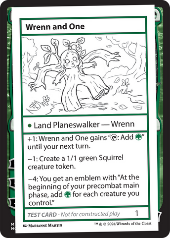 Wrenn and One [Mystery Booster 2 Playtest Cards]