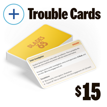 Blades '68: Trouble Cards