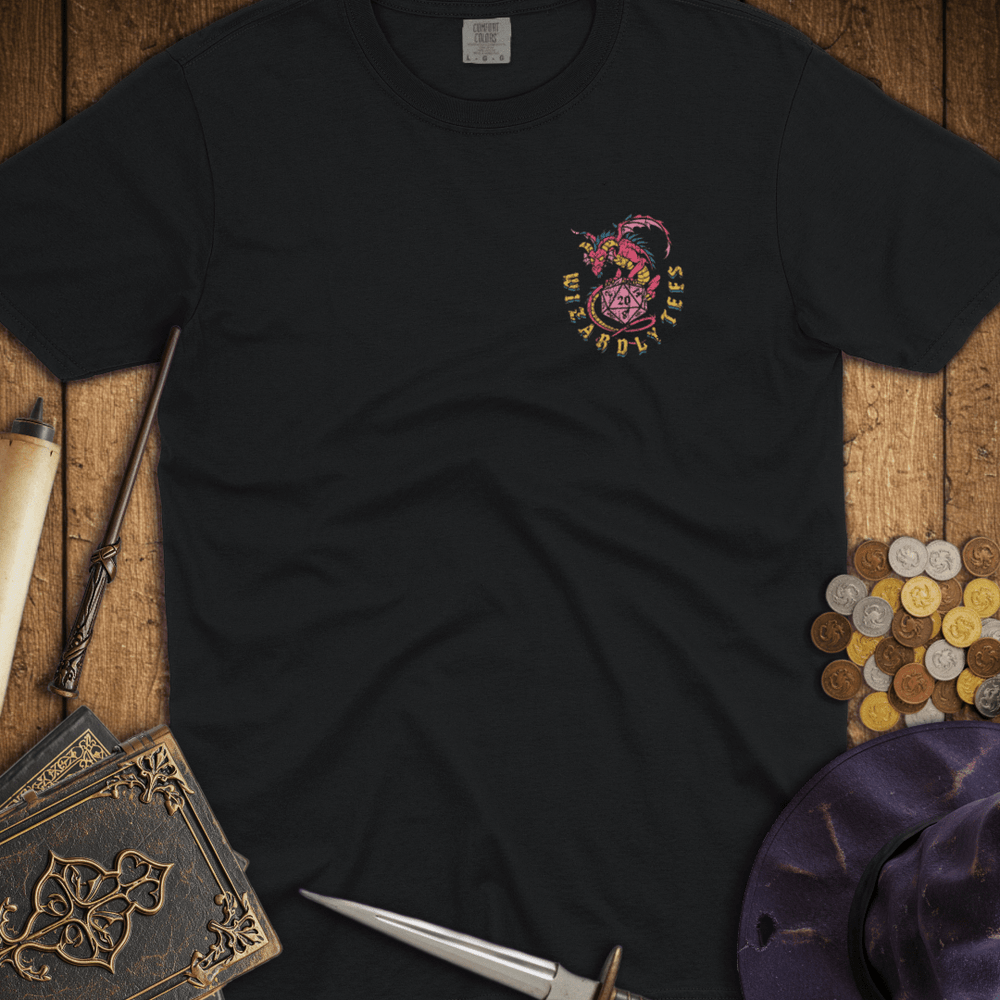 T-Shirt Wizardly: Adventure Awaits Dragon D20 Premium