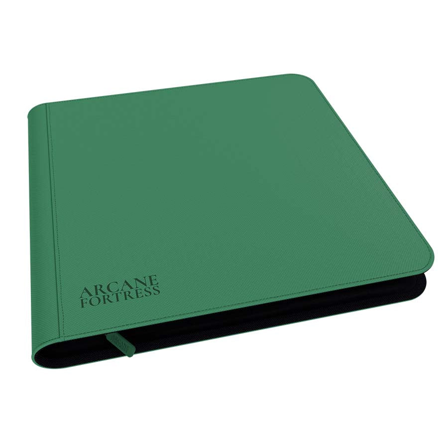 Binder Arcane Fortress: 12-Pocket Zippered- Solid Color