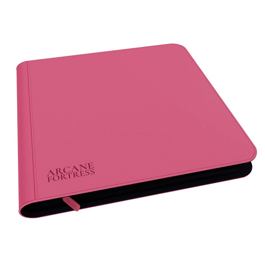 Binder Arcane Fortress: 12-Pocket Zippered- Solid Color