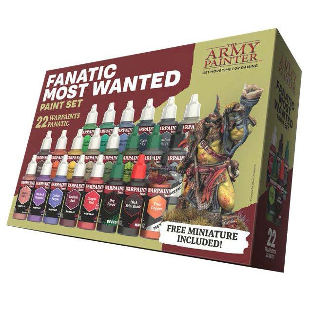Paint Army Painter: Warpaints Fanatic: Most Wanted Paint Set
