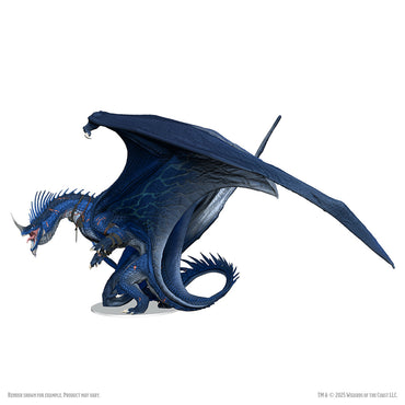 Mini Dungeons & Dragons Icons of the Realms: Dragon Anthradusk, Ancient Blue