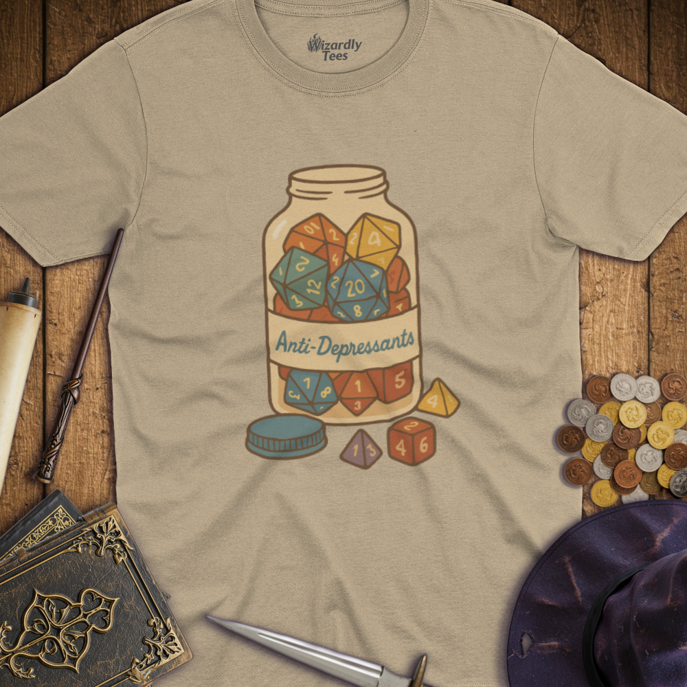 T-Shirt Wizardly: Antidepressants Dice