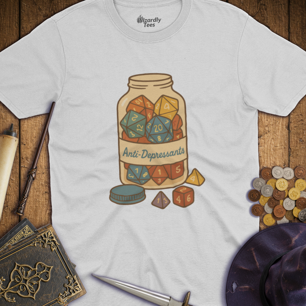 T-Shirt Wizardly: Antidepressants Dice