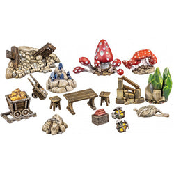 Dungeons & Lasers Fantasy Terrain: Dwarven Mine Props
