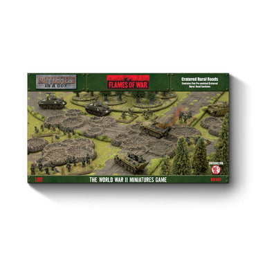 Terrain GF9 Battlefield in a Box: Travel Cratered Rural Roads (x6) - Limited Edition