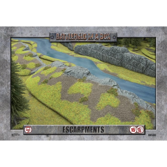 Terrain GF9 Battlefield in a Box: Escarpments