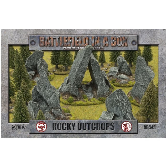 Terrain GF9 Battlefield in a Box: Rocky Outcrops