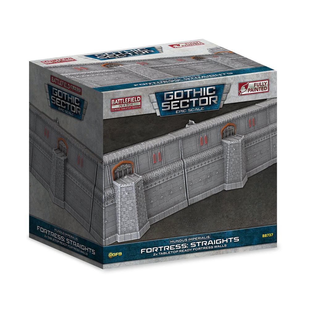 Terrain GF9 Battlefield in a Box: Mundus Imperialis- Fortress Straight (x2)