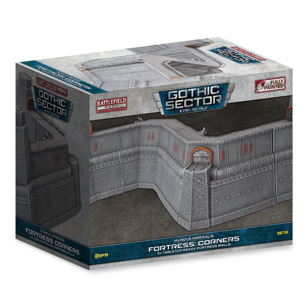 Terrain GF9 Battlefield in a Box: Mundus Imperialis- Fortress Corner (x2)