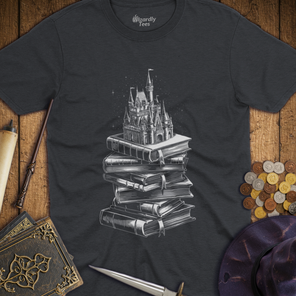 T-Shirt Wizardly: Books Castles & Magic