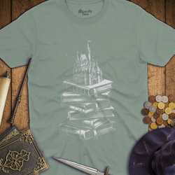 T-Shirt Wizardly: Books Castles & Magic