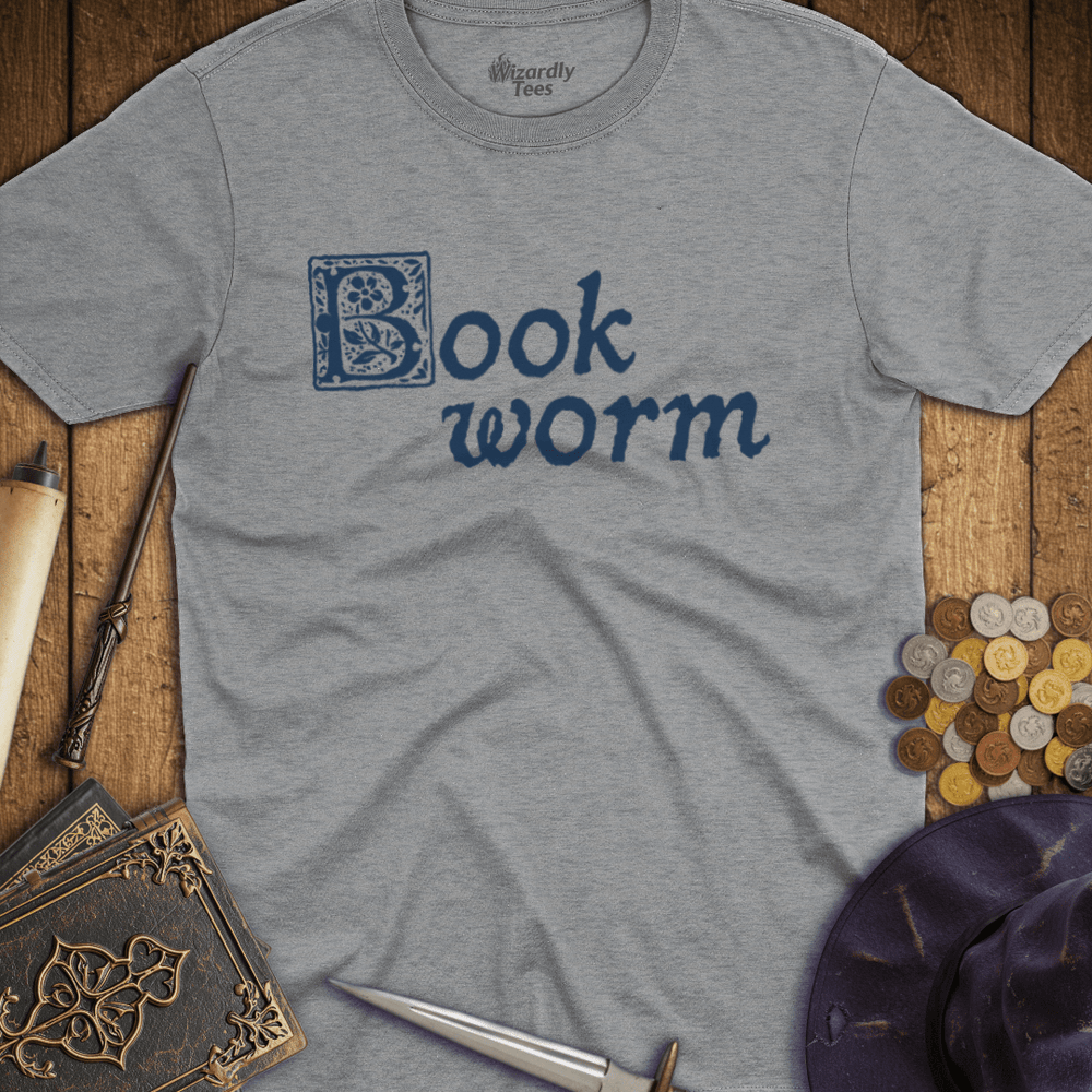 T-Shirt Wizardly: Book Worm Illuminated
