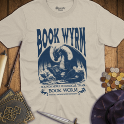 T-Shirt Wizardly: Book Wyrm Dragon