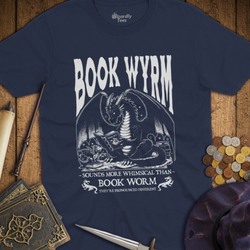 T-Shirt Wizardly: Book Wyrm Dragon