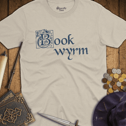 T-Shirt Wizardly: Book Wyrm Illuminated