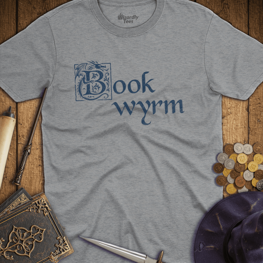 T-Shirt Wizardly: Book Wyrm Illuminated