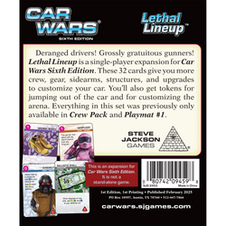 Car Wars: Cards - Lethal Lineup