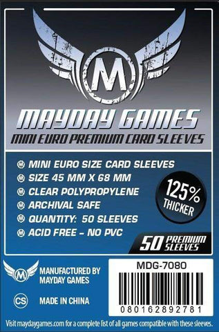 Boardgame Sleeves Mayday: Mini Euro