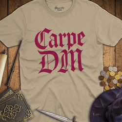 T-Shirt Wizardly: Carpe DM Red Letters