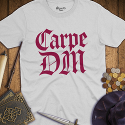 T-Shirt Wizardly: Carpe DM Red Letters