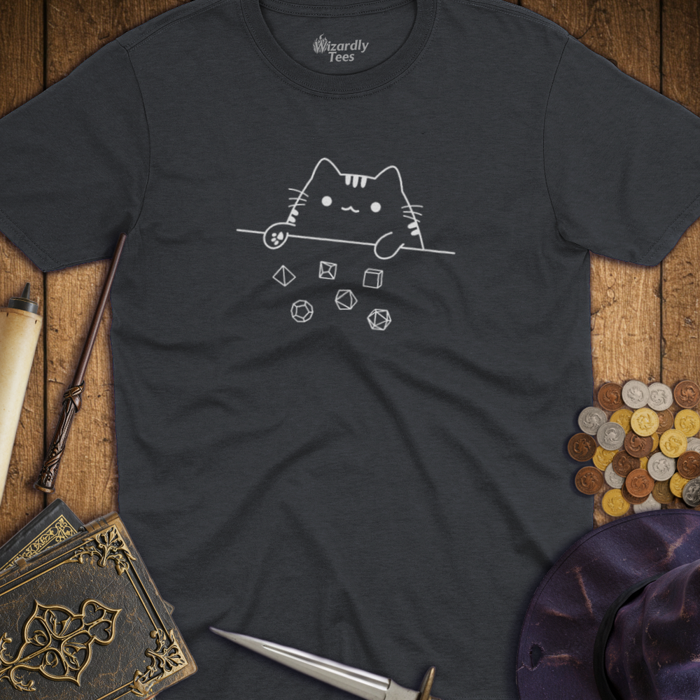 T-Shirt Wizardly: Cat Dice