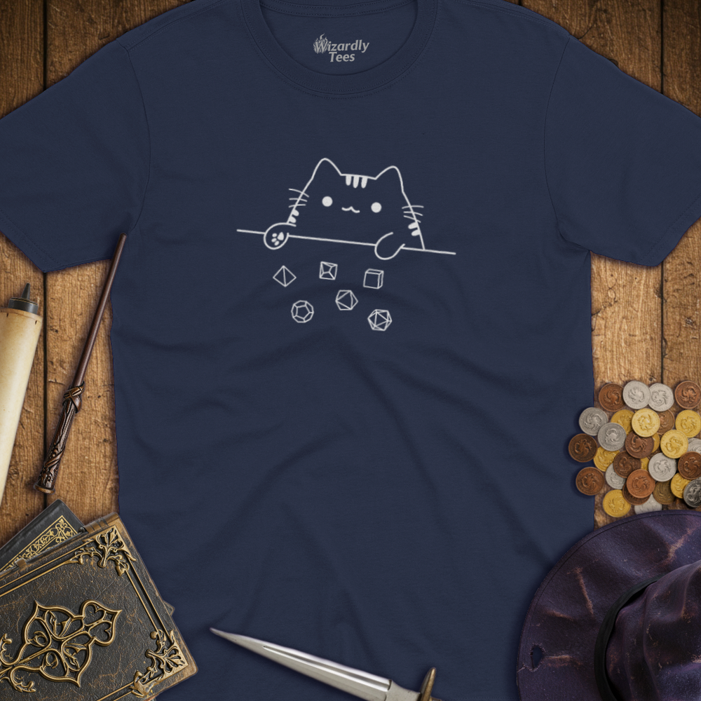 T-Shirt Wizardly: Cat Dice