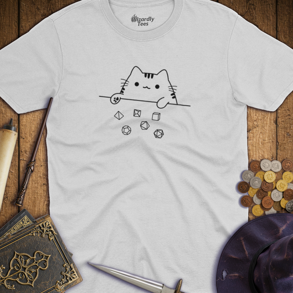 T-Shirt Wizardly: Cat Dice