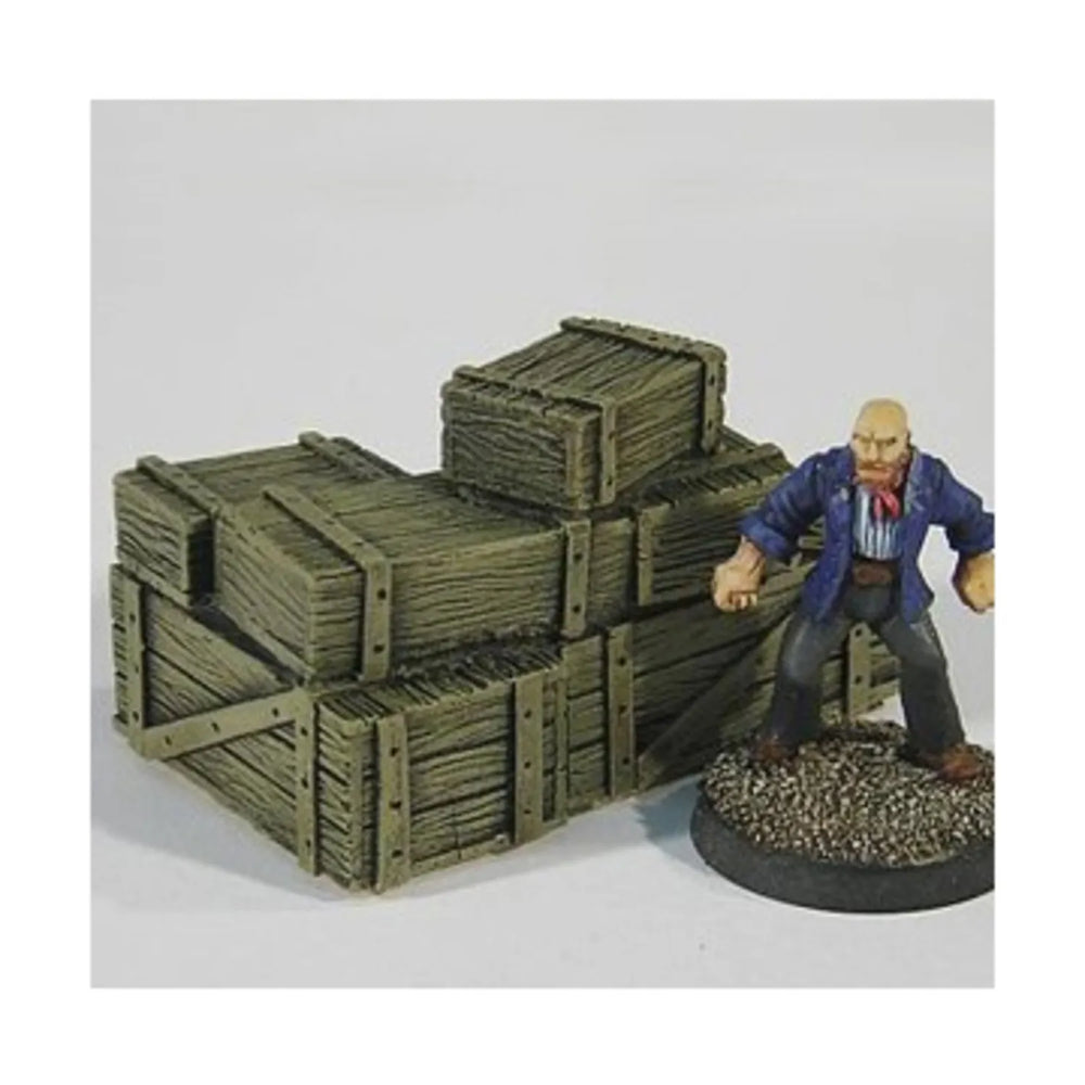 Mini Terrain Crooked: Large Wooden Crate Stack A