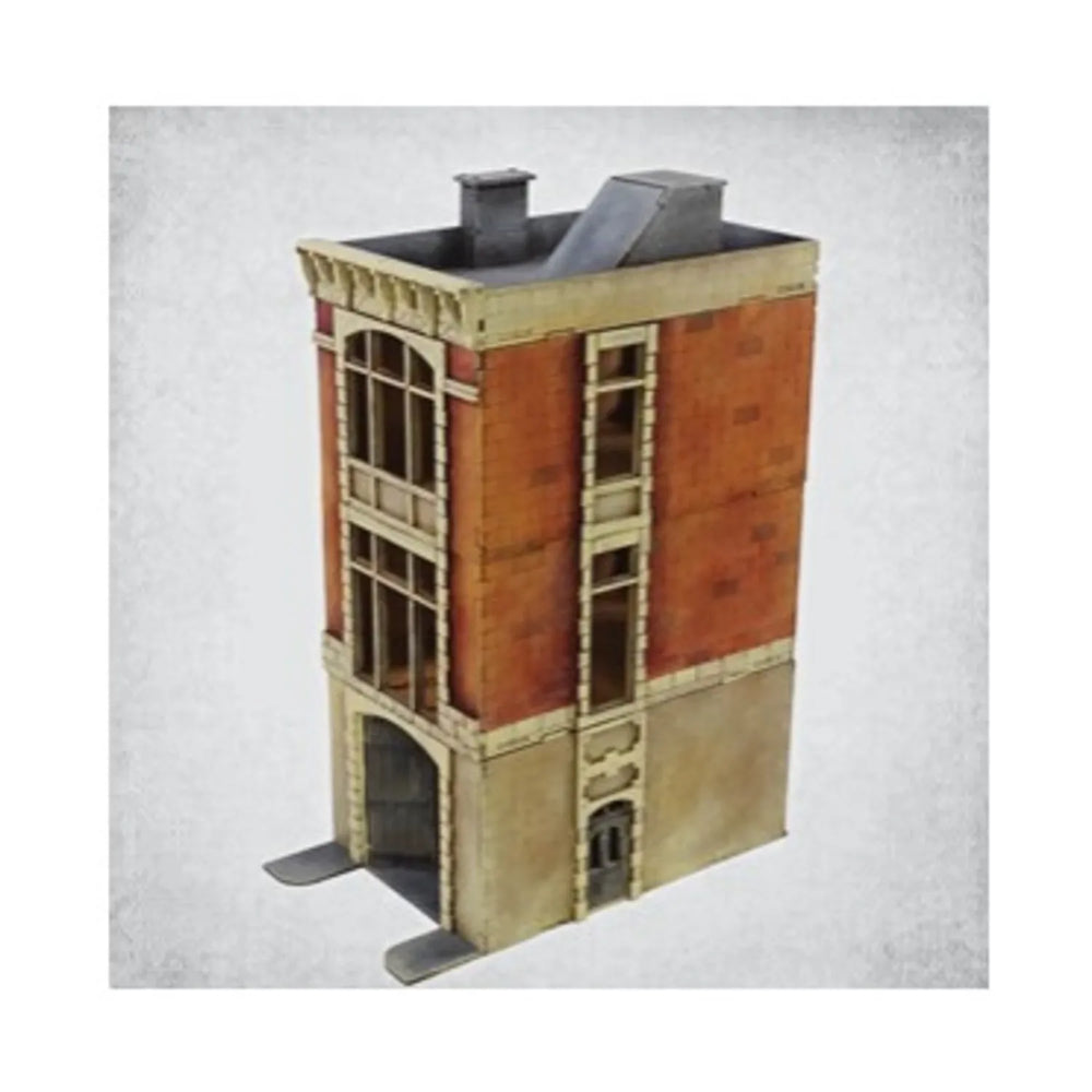 Mini Terrain Crooked: Firehouse w/Hook & Ladder Company 8