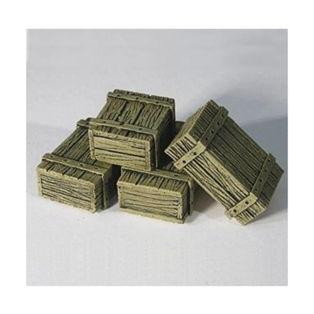 Mini Terrain Crooked: Small Wooden Crates (4)