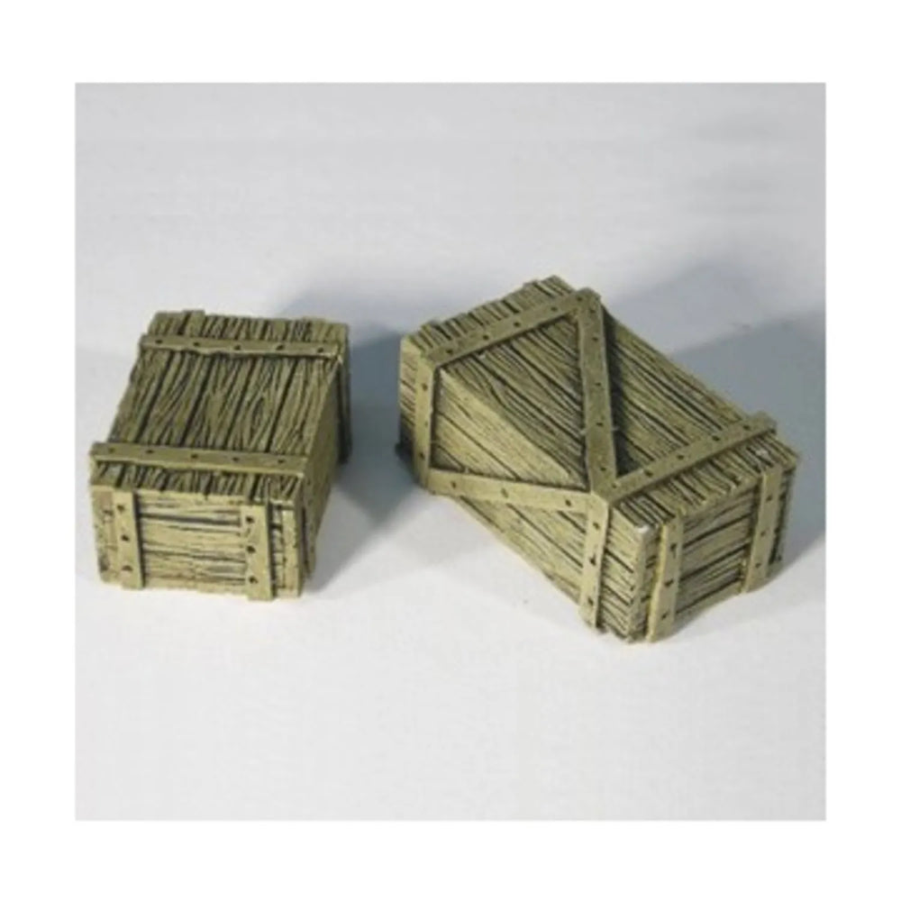 Mini Terrain Crooked: Large Wooden Crates (2)