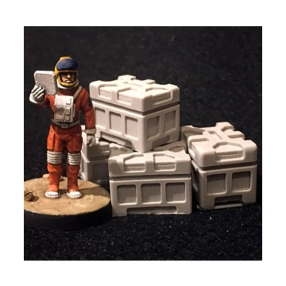 Mini Terrain Crooked: Sci-Fi Cargo Crate A (4)