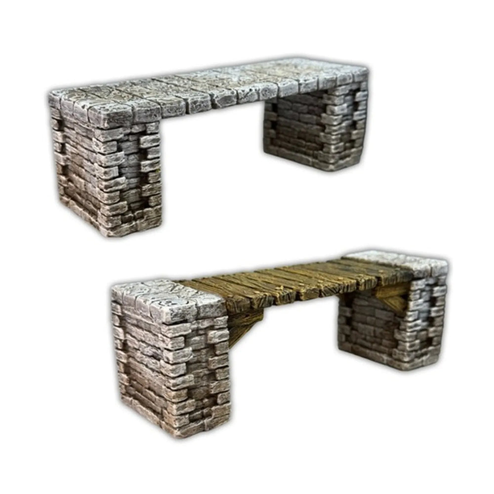 Mini Terrain Crooked Dungeon Builder: Bridges Set