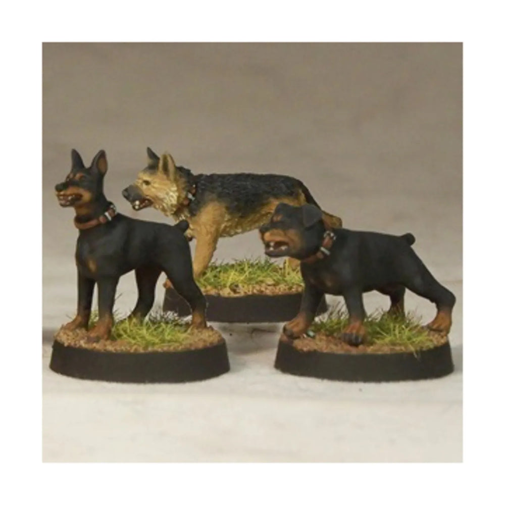 Mini Crooked Horror: Cultist Dog Handler + Dogs (4)