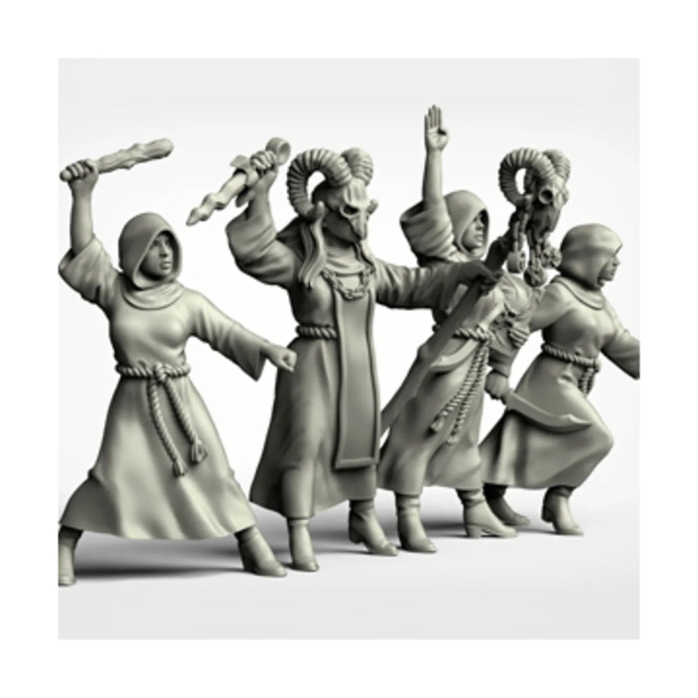 Mini Crooked Horror: Female Cultists (4)