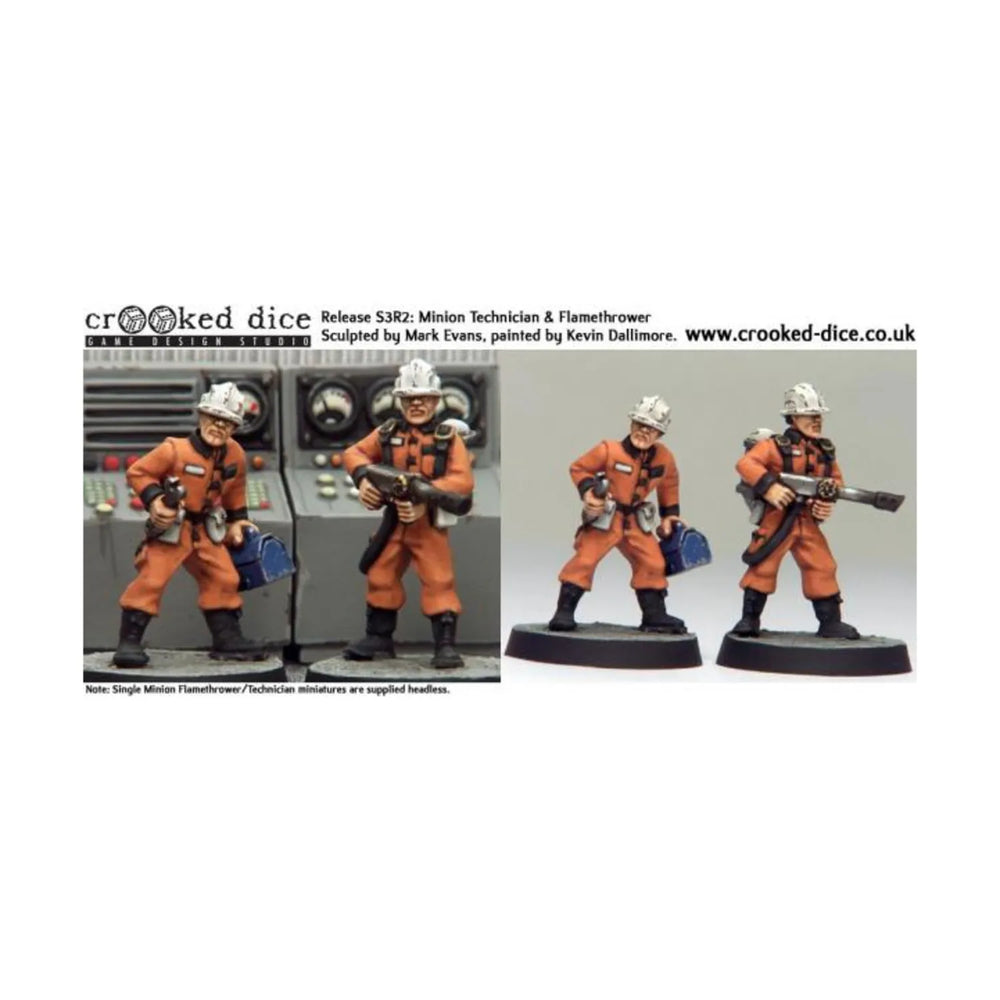 Mini Crooked Pulp: Minion Flamethrower & Technician