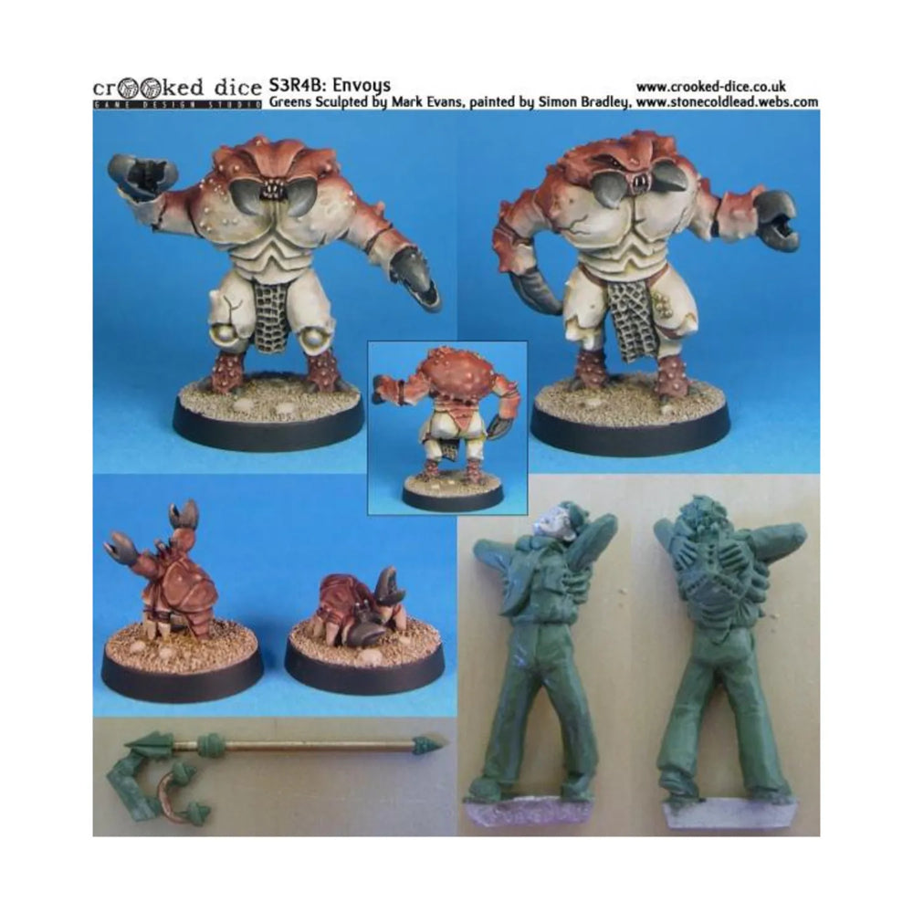 Mini Crooked Pulp: Crab Men (2) & Conch-Kin (2)