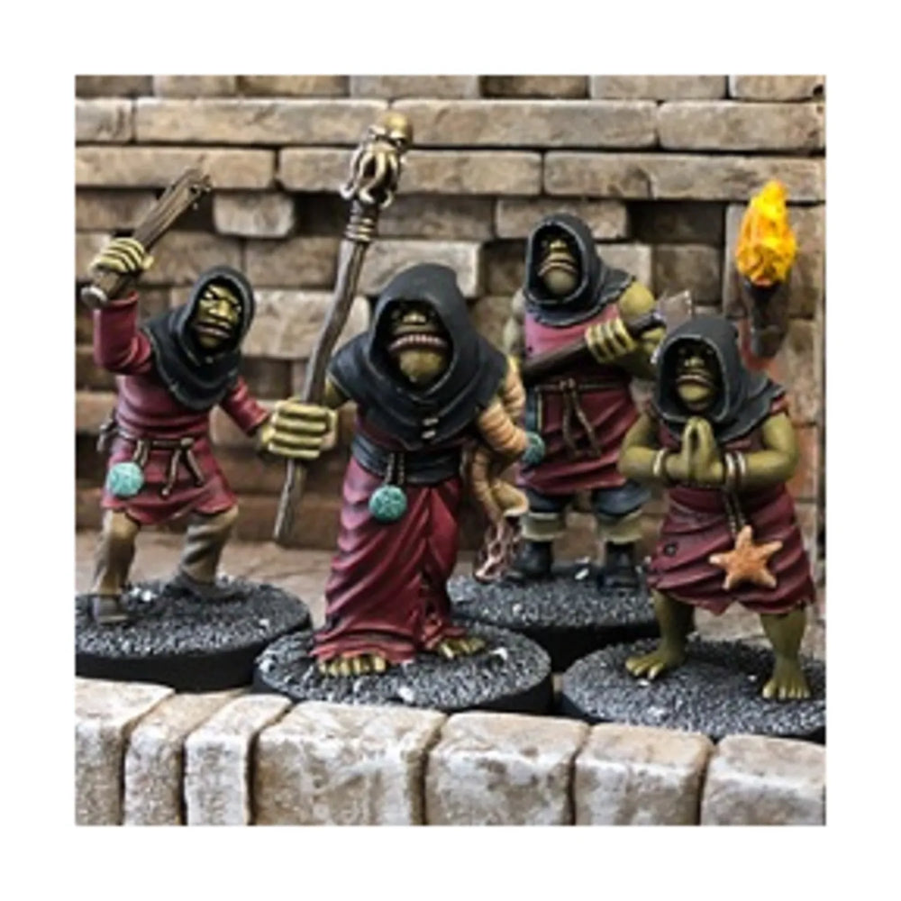 Mini Crooked Fantasy: Fishfolk Cultists (4)