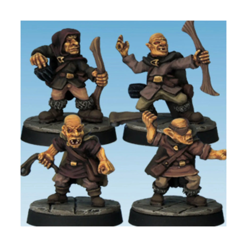 Mini Crooked Fantasy: Goblin Missile Troops (4)