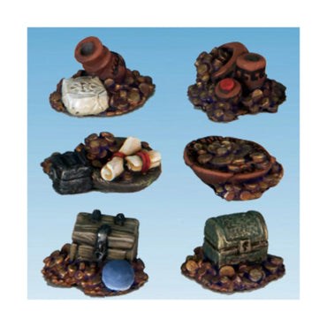 Mini Crooked Fantasy: Treasure Pile Objective Tokens (6)