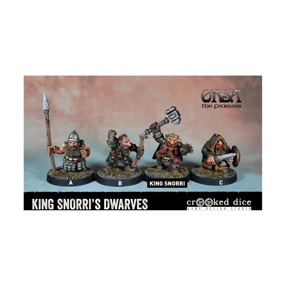 Mini Crooked Fantasy: King Snorri's Dwarves (4)