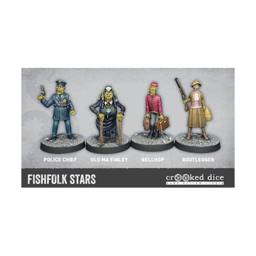 Mini Crooked Pulp: Fishfolk Townsfolk (4)