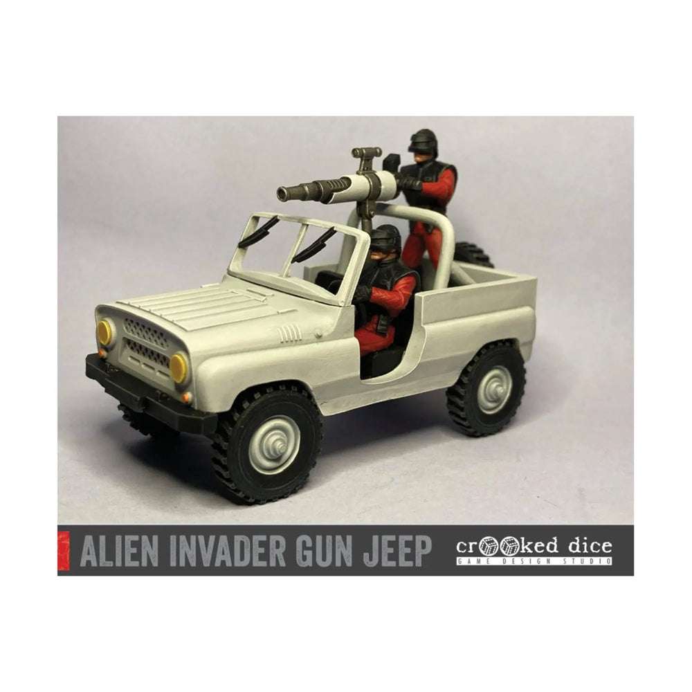 Mini Crooked Sci-Fi: Alien Invader Gun Jeep