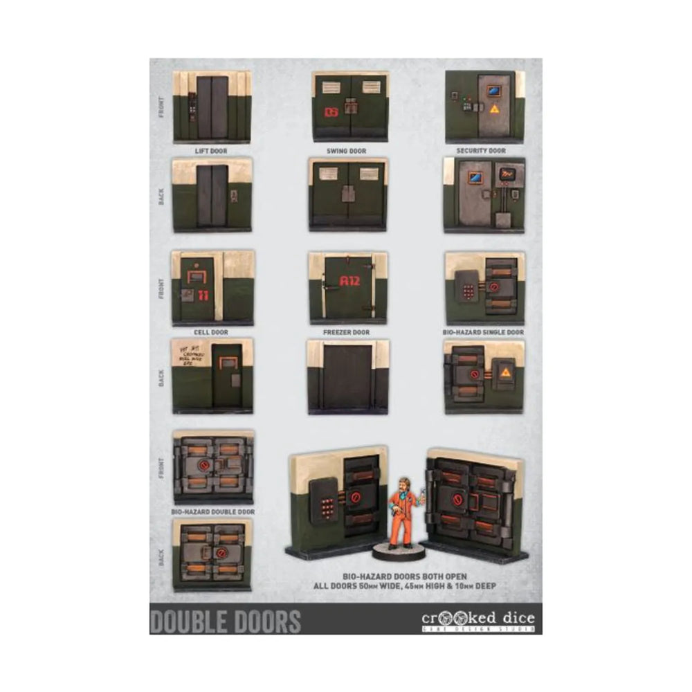 Mini Terrain Crooked: Double Doors Set